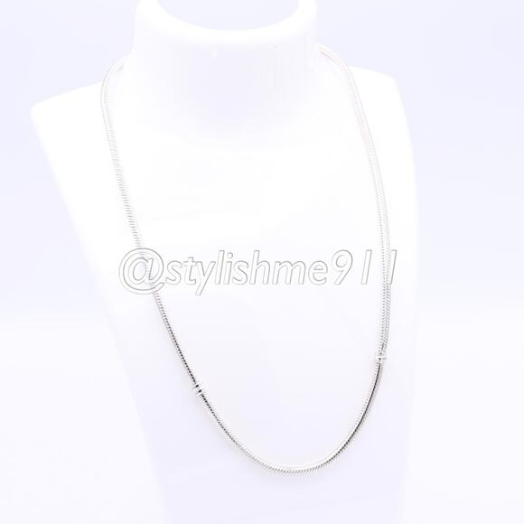 Authentic Pandora Sterling Necklace with Lobster Clasp - 590700-HV-N - Picture 3 of 11